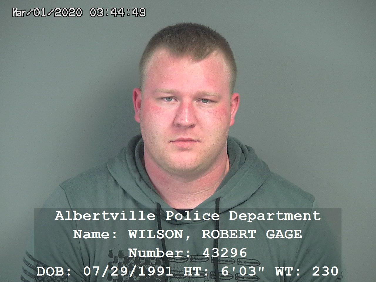 Now-former MCSO Deputy Gage Wilson